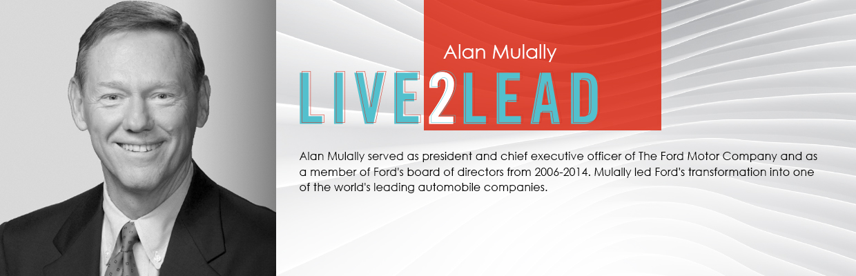 Live2Lead Speaker Alan Mulally