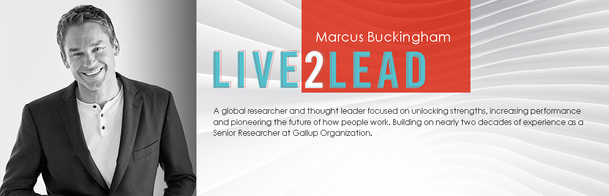 Live2Lead Speaker Marcus Buckingham