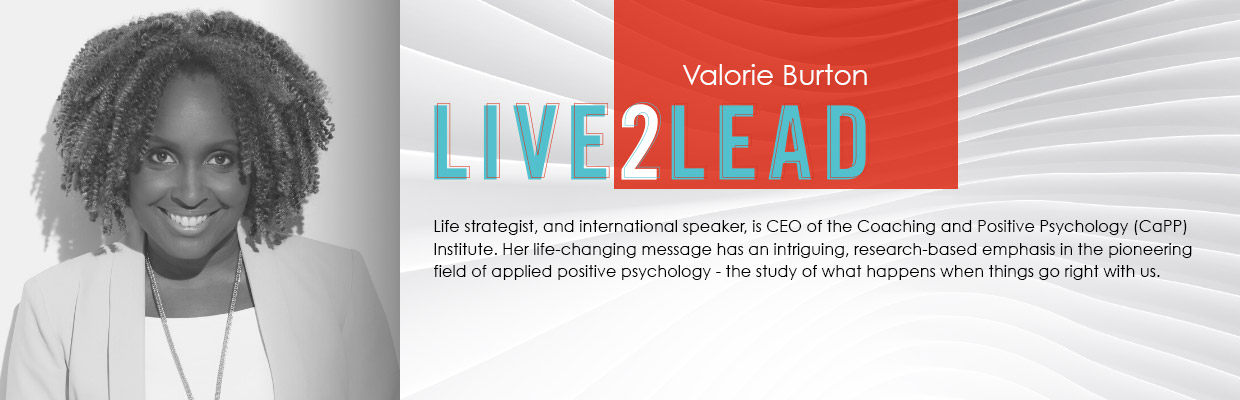Live2Lead Speaker Valorie Burton